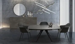 Collezione esclusiva Tavolo in ceramica sagomato Tavolo allungabile a prezzo ribassato- Tavoli