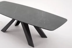 Discount Tavolo in ceramica sagomato Cosmo in offerta outlet Tavoli