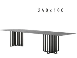 Clearance Tavolo in laccato rettangolare Shade in offerta outlet Tavoli