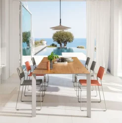 MIDJ Tavolo in laminato quadrato Akashi a prezzo scontato- Tavoli