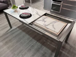 Scavolini Tavolo in laminato rettangolare Quadrifoglio a prezzo ribassato- Tavoli