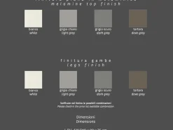 Stones Tavolo in laminato rettangolare Traffic in offerta outlet- Tavoli