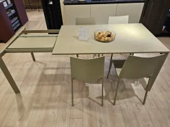 Bontempi Tavolo in laminato rettangolare Tavolo modello dublino in offerta outlet- Tavoli