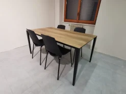 Tavolo in laminato rettangolare Fusion in offerta outlet^Point House Discount