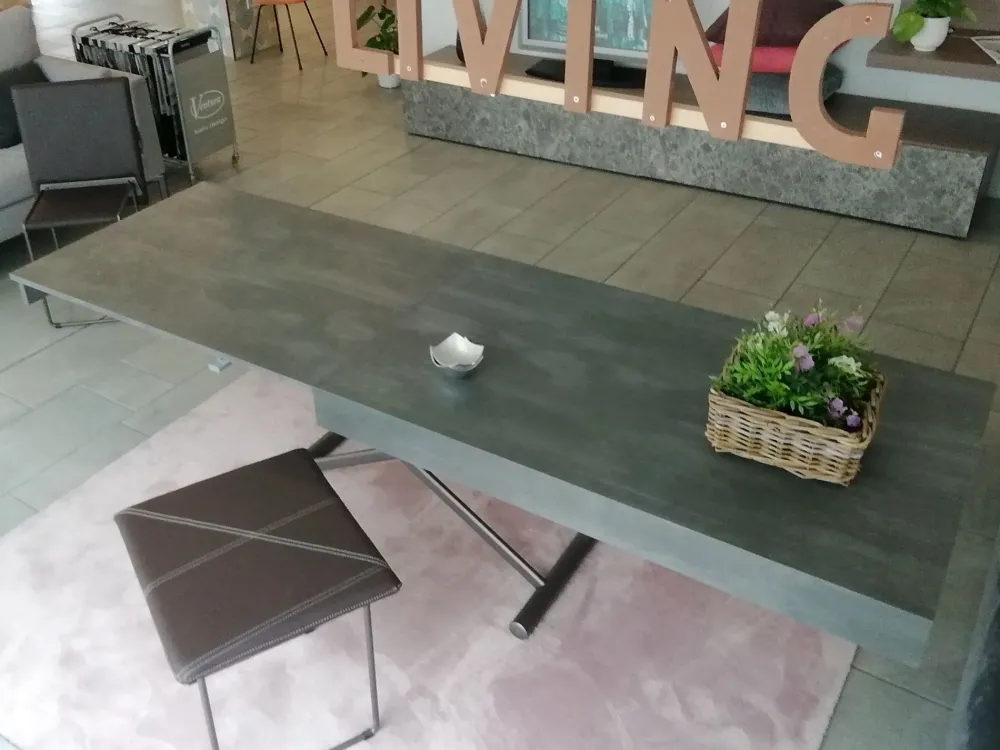 Outlet Tavolo in laminato rettangolare Up in offerta outlet Tavoli