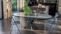 Tavolo in laminato rettangolare Fahrenheit round a prezzo scontato^Altacom Outlet