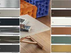 Tavolo in laminato rettangolare Fahrenheit round a prezzo scontato^Altacom Outlet