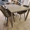 Artigianale Tavolo in laminato rettangolare Tavolo + sedie   in offerta outlet- Tavoli