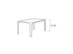 Best Tavolo in laminato rettangolare Ettore a prezzo ribassato Tavoli