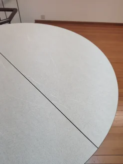 Pointhouse Tavolo in laminato rotondo Combo tondo in offerta outlet- Tavoli