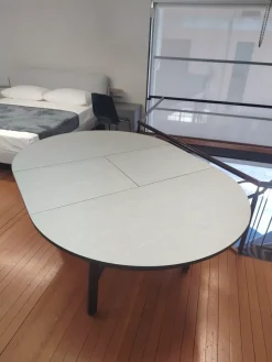 Pointhouse Tavolo in laminato rotondo Combo tondo in offerta outlet- Tavoli