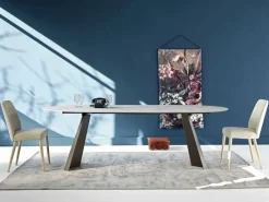 Sedie Brianza Tavolo in laminato rotondo Bluma round in offerta outlet- Tavoli