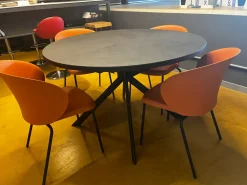 Connubia Tavolo in laminato rotondo Giove in offerta outlet- Tavoli