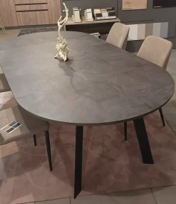 Tavolo in laminato rotondo Upper round a prezzo ribassato^Sedie Brianza Clearance