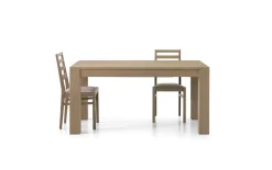 Tavolo in legno e resina rettangolare Tavolo allungabile a prezzo ribassato^Collezione esclusiva Discount