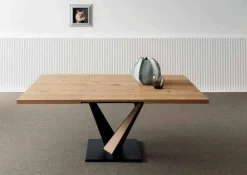 Tavolo in legno quadrato West a prezzo scontato^Alta Corte Discount