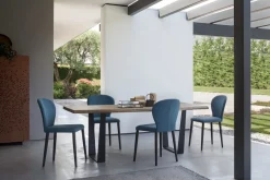 Tavolo in legno rettangolare Wood allungabile in offerta outlet Tavoli