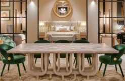 Tavolo in legno rettangolare Tavolo luxury design by giannella ventura a prezzo ribassato^Md work Discount