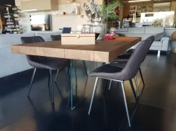 Tavolo in legno rettangolare Air wildwood table in offerta outlet^Lago