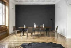 Sangiacomo Tavolo in legno rettangolare Iron   in offerta outlet- Tavoli