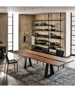 Cattelan Italia Tavolo in legno rettangolare River Cattelan a prezzo scontato- Tavoli