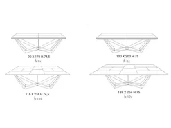 Tavolo in legno rettangolare Fil8 a prezzo ribassato^Ozzio Clearance