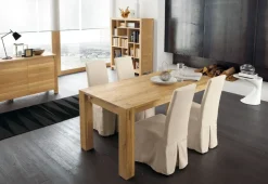 Tavolo in legno rettangolare Stoccolma in offerta outlet^Alta Corte Hot