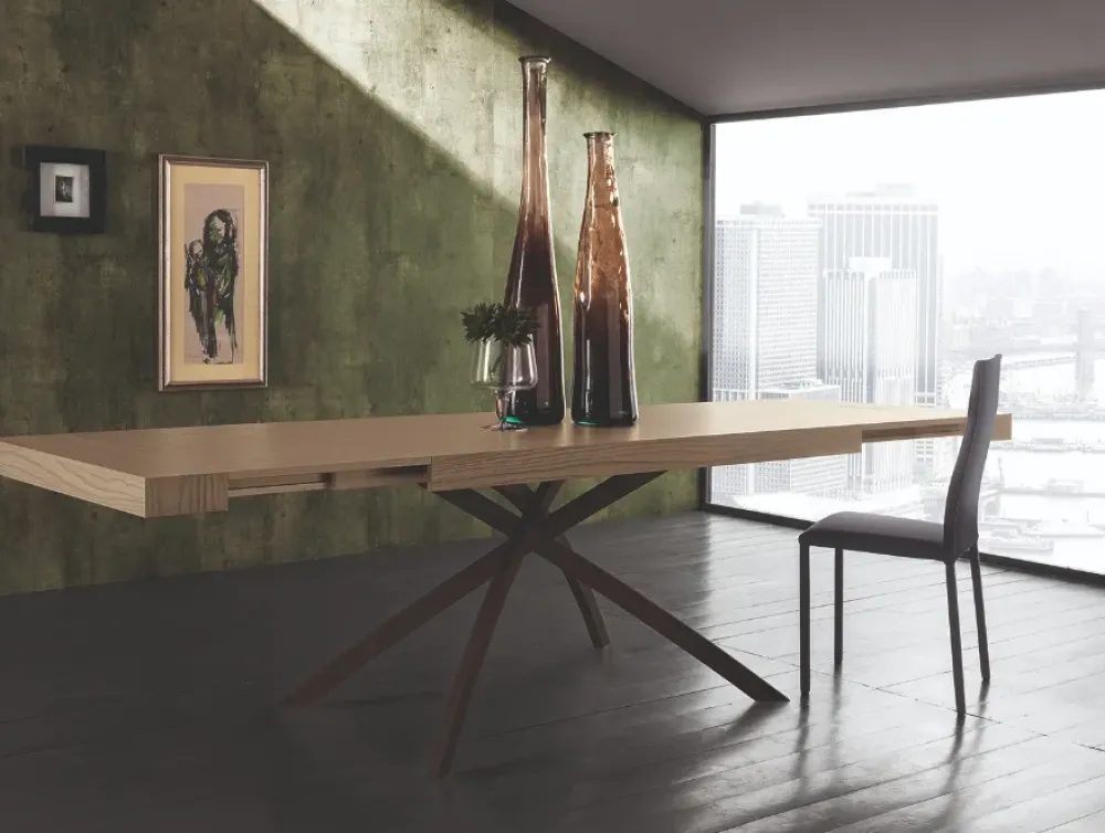 Outlet Tavolo in legno rettangolare Twist a prezzo ribassato Tavoli