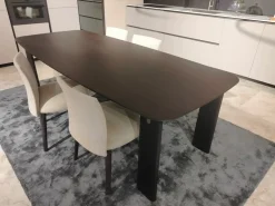 Tavolo in legno rettangolare Jiku in offerta outlet^Lema Online