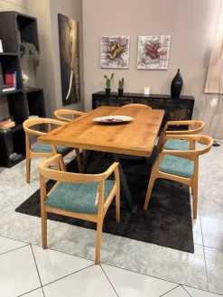 Alta Corte Tavolo in legno rettangolare Tavolo mekano in offerta outlet- Tavoli