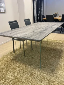 Sale Tavolo in legno rettangolare Artiginale in offerta outlet Tavoli