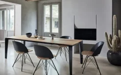 Discount Tavolo in legno rettangolare Cruz in offerta outlet Tavoli