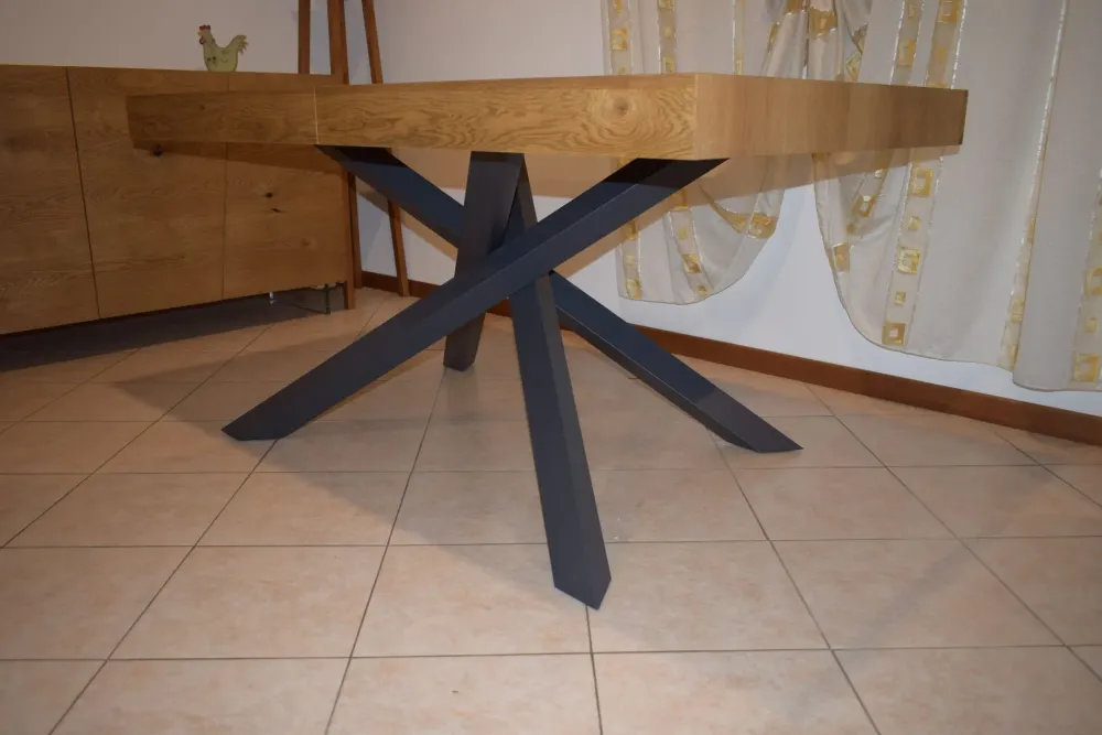 Collezione esclusiva Tavolo in legno rettangolare Rovere Mottes selection a prezzo ribassato- Tavoli
