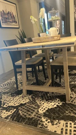 Hot Tavolo in legno rettangolare Tavolo industrial in offerta outlet Tavoli