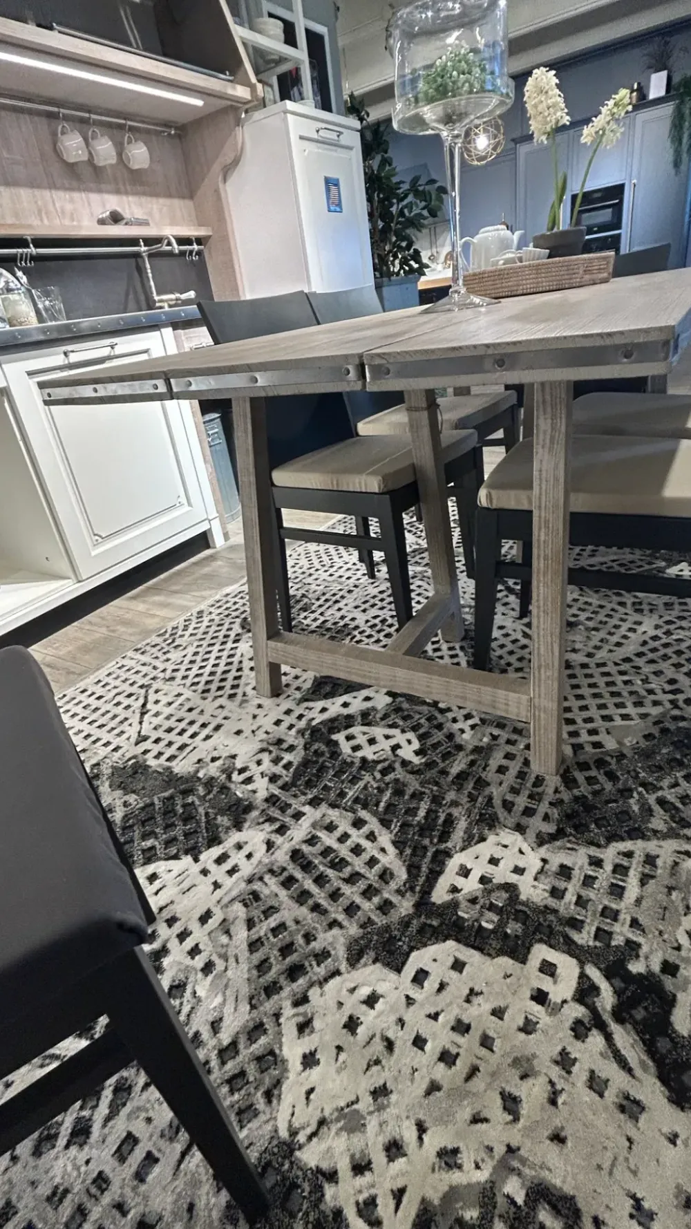 Hot Tavolo in legno rettangolare Tavolo industrial in offerta outlet Tavoli