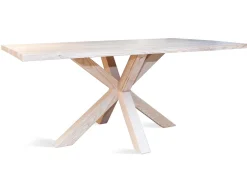 Tavolo in legno rettangolare Croce in offerta outlet^Artigianale Discount