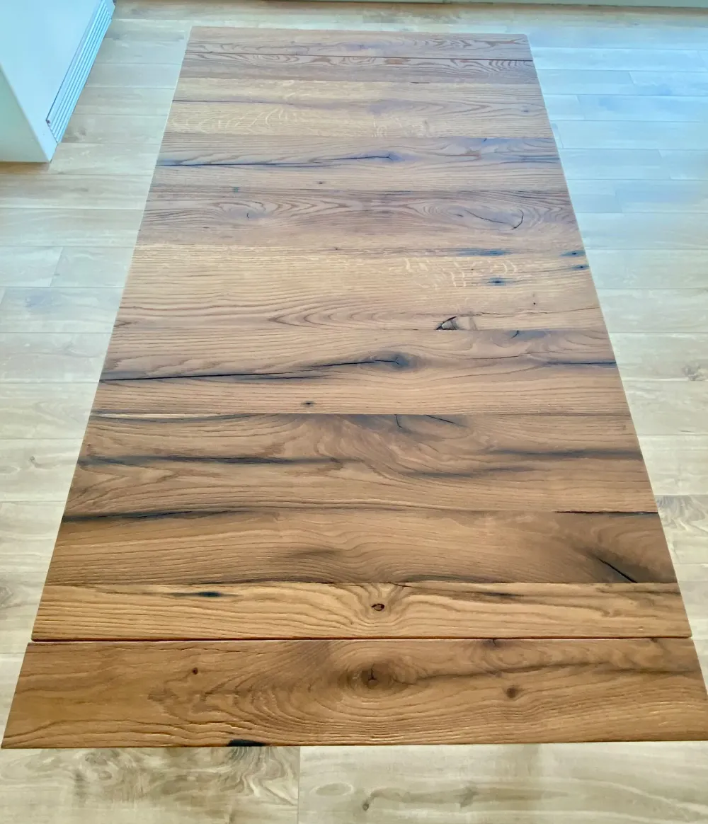 Tavolo in legno rettangolare 45 gradi a prezzo ribassato^Artigianale Discount