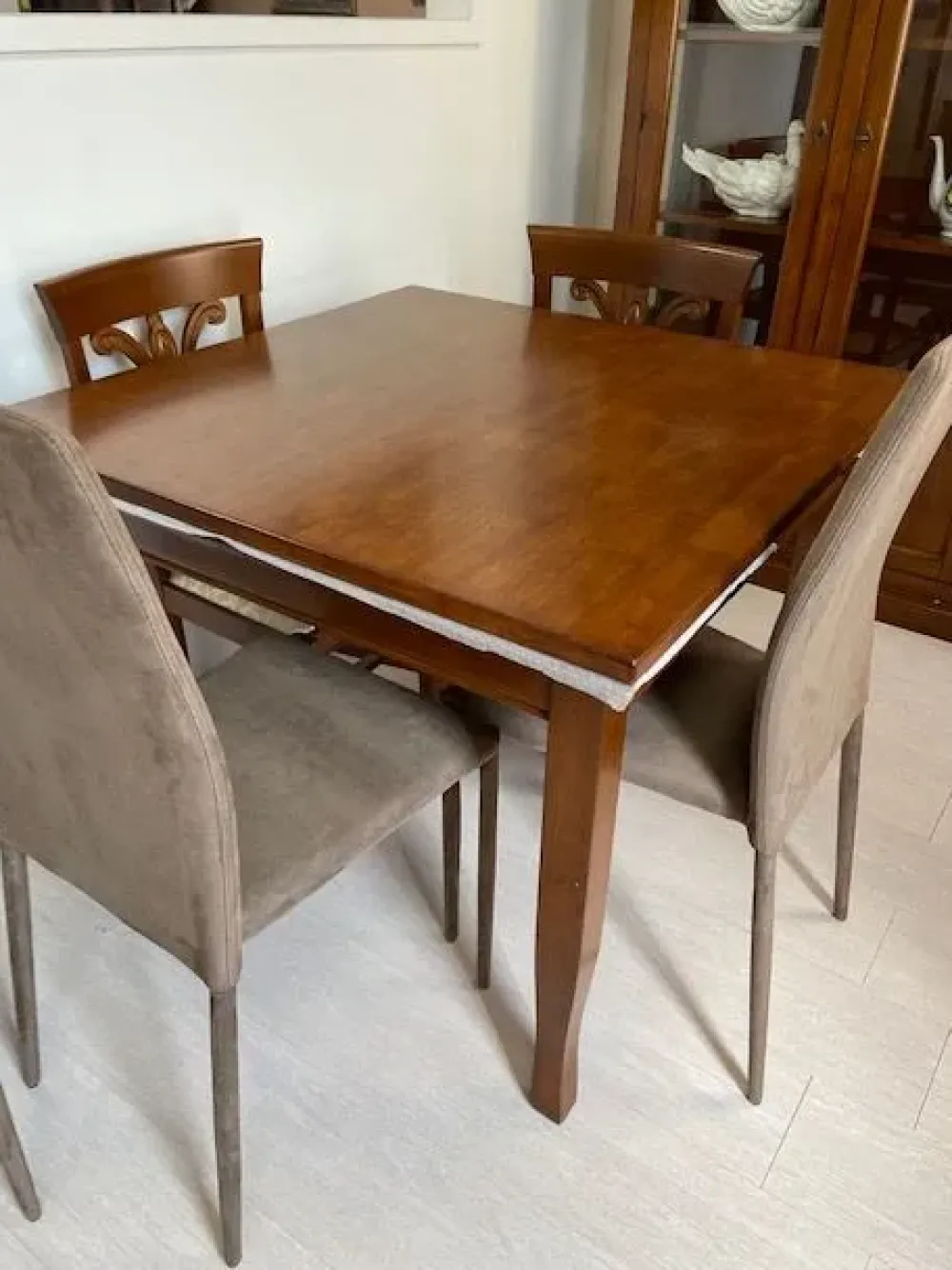 Tavolo in legno rettangolare Memorie in offerta outlet^FGF Mobili Sale