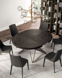 Discount Tavolo in legno rotondo Big round in offerta outlet Tavoli