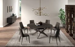 Discount Tavolo in legno rotondo Big round in offerta outlet Tavoli