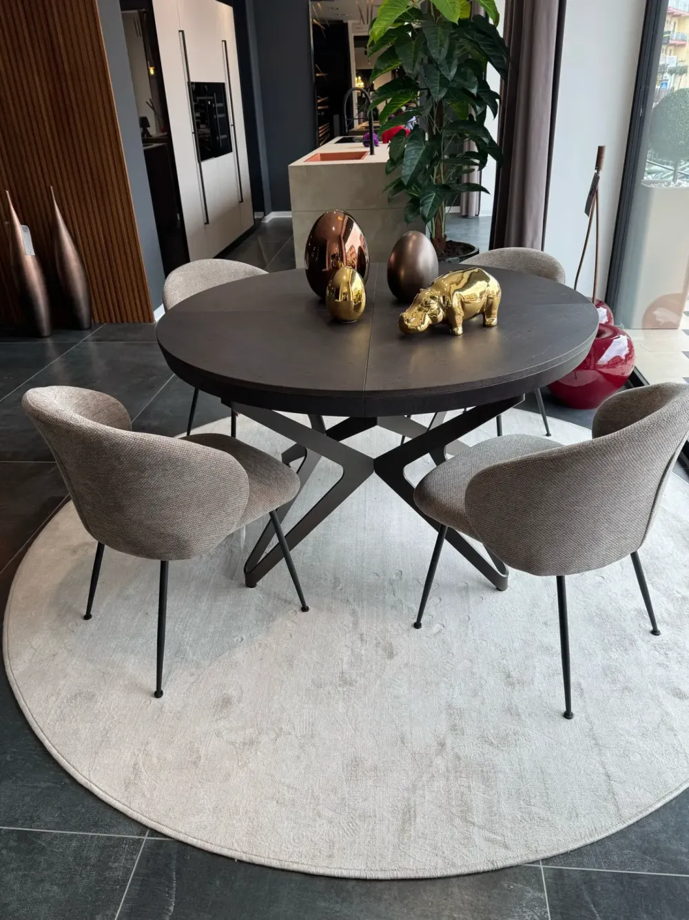 Discount Tavolo in legno rotondo Big round in offerta outlet Tavoli