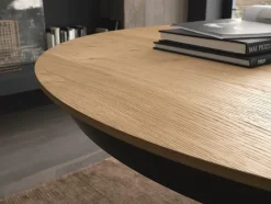 Tavolo in legno rotondo Fahrenheit round a prezzo scontato^Altacom Outlet