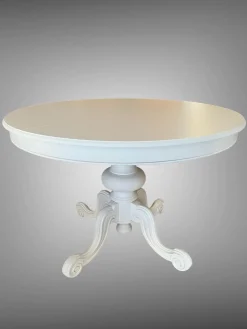 Collezione esclusiva Tavolo in legno rotondo Riccio in offerta outlet- Tavoli