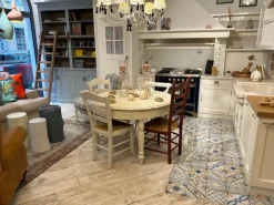 Marchi Cucine Tavolo in legno rotondo Tavolo casolare a prezzo scontato- Tavoli