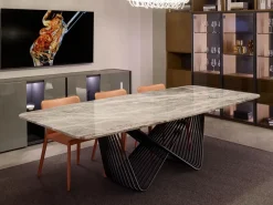 Tavolo in marmo rettangolare Board outlet a prezzo ribassato^Diotti.com Online