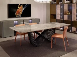 Tavolo in marmo rettangolare Board outlet a prezzo ribassato^Diotti.com Online