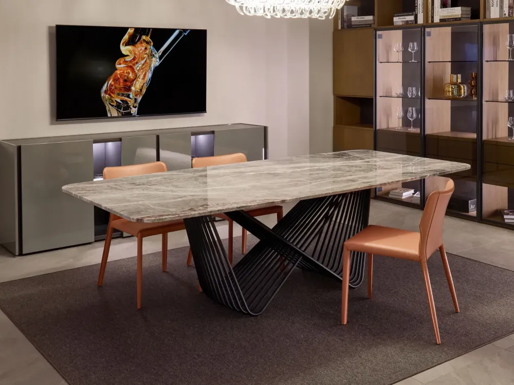 Tavolo in marmo rettangolare Board outlet a prezzo ribassato^Diotti.com Online