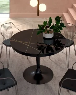 Ozzio Tavolo in marmo rotondo Eclipse a prezzo ribassato- Tavoli