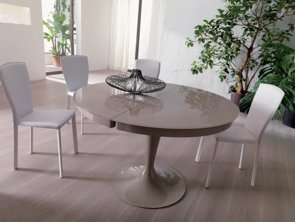 Ozzio Tavolo in marmo rotondo Eclipse a prezzo ribassato- Tavoli