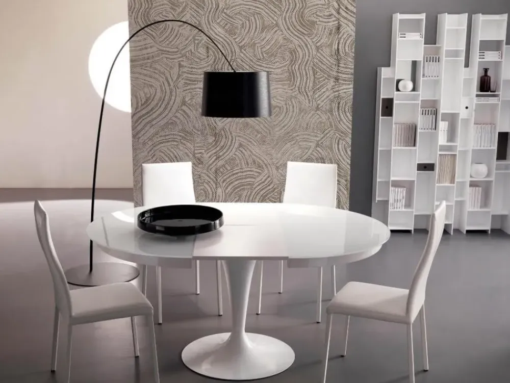 Ozzio Tavolo in marmo rotondo Eclipse a prezzo ribassato- Tavoli